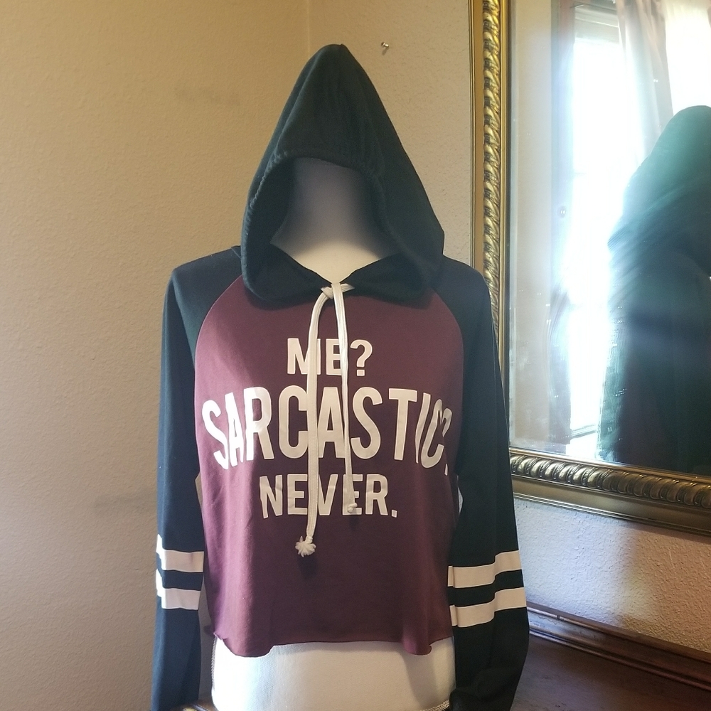 Long sleeved Cropped Hoodie